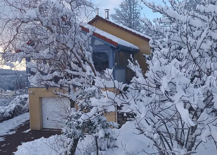 公寓 A La Montagne Avec Cheminee, Wifi Et Joli Terrain - Fr-1-589-179