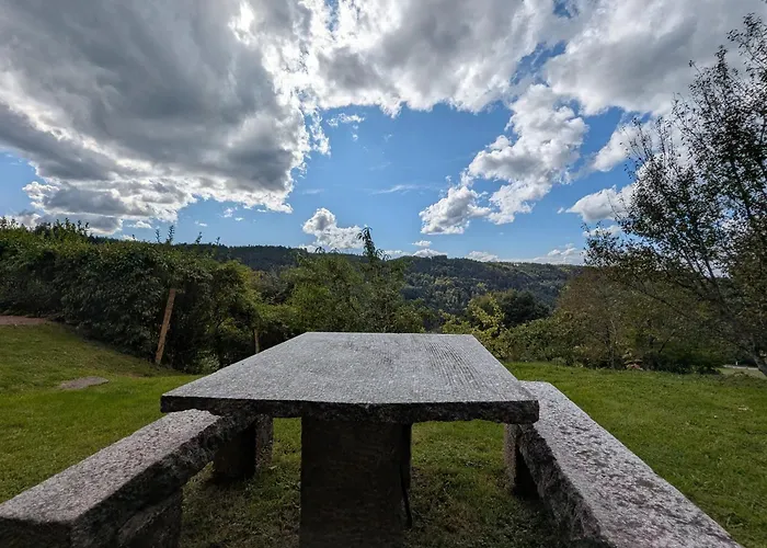 A La Montagne Avec Cheminee, Wifi Et Joli Terrain - Fr-1-589-179 公寓 勒索里