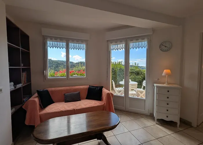 A La Montagne Avec Cheminee, Wifi Et Joli Terrain - Fr-1-589-179 公寓 勒索里